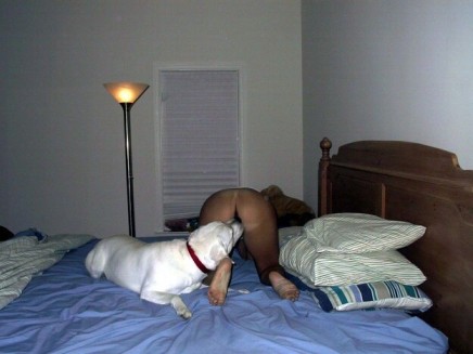 She is at home alone 🐾