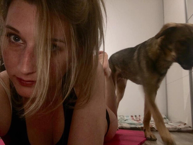 Webcam girl first time